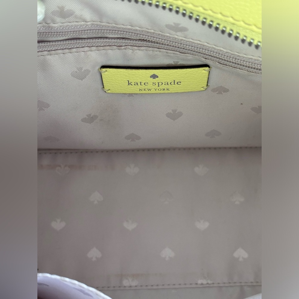✨SOLD KATE SPADE New York Small Patterson Drive Geraldine Satchel in Limelight - Picture 11 of 17